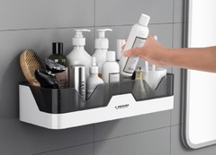 Triangular Corner Shower Caddy – Bath Storage Organizer Shelf, Bathroom Holder