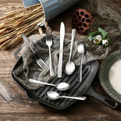 48Pcs Silverware Set for 8 Stainless Steel Flatware set Cutlery Utensil Kitchen