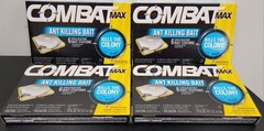 Combat Max Source Kill Ant Báit Killing Indoor Outdoor Lot of 12 – 6 Station Pac