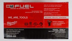 NEW IN BOX Milwaukee 2563-20 M12 FUEL 1/2″ Stubby Impact Wrench w/ Friction Ring