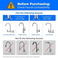 Waterdrop Countertop Water Filter, Filter Life Reminder,4000 Gallons,WD-CTF-07