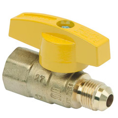 3/8 In. O.D. Flare X 1/2 In. FIP Gas Ball Valve