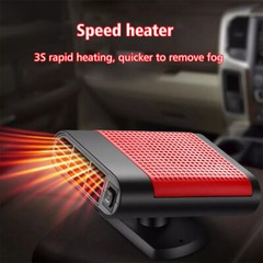 Small Space Heater 170W 2 Gears 18V Battery Operated Electric Fan Heater