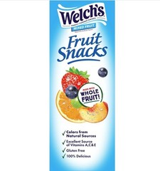 Welch’s, Made With Real Fruit Fruit Snacks, Mixed Fruit, 0.8 oz, 40 Count