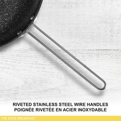 The Rock 16cm (6.5″) Non-Stick Egg Fry Pan – Durable Forged Aluminum – Oven Safe