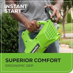 Greenworks Axial Blower 24V Cordless 90 MPH Battery and Charger Included 24B315