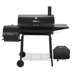 Royal Gourmet Charcoal Grill 30 IN Barrel with BBQ Cover Outdoor Backyard Patio