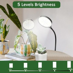 30W/60W Full Spectrum Clip Plant Grow Lamp LED Grow Light for Indoor Plant