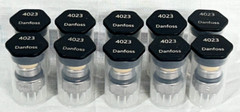 pack of 10 DANFOSS/HAGO 030L4508 4023 HP NOZZLE NICKEL SILVER **WITH O-RING**