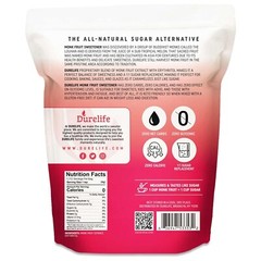 Durelife Monk Fruit Sweetener, Classic – White Sugar Substitute, 10 lb Bulk