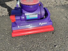 PERFECT Dyson DC07 Original Bagless Upright Vacuum + HEPA PURPLE RED SERVICED