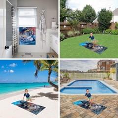 Franco Kids Super Soft Cotton Bath/Pool/Beach Batman Towel, 58 in x 28 in,