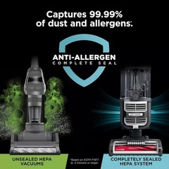 Shark UV700 DuoClean Vacuum Cleaner with Self-Cleaning Brushroll and HEPA Filter