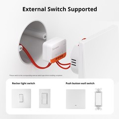 3 Pack SONOFF Smart Zigbee Light Switch No Neutral Wire Required Two-Way Control