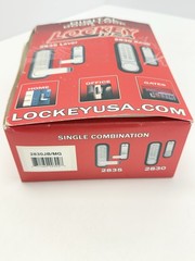 Lockey 2830JB/MG 2000 Series Keyless Entry Single Combination Knob Set – Black