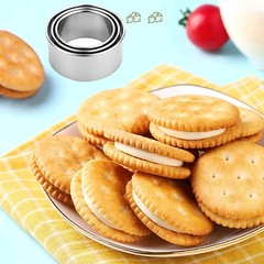 Stainless Steel 3-Piece Cookie Cutter Set – Durable & Dishwasher Safe