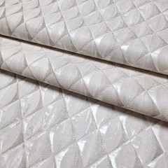 Pale rose Tan beige silver glitter faux fabric diamonds textured Wallpaper rolls