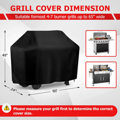 65″ BBQ Grill Cover Large for Weber Genesis Gold & Weber Genesis EP310 Grills