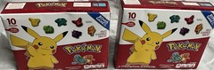 (2 pack) Pokemon Fruit Flavored Snacks, Fat Free and Gluten Free, EXP Sept. 2026