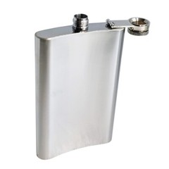 10oz Portable Alcohol Pocket Flask with Funnel Stainless Steel Whiskey Flask