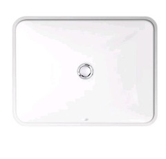 Caxton 20.4 in. X 19.75 in. Undermount Bathroom Sink in White Vitreous China