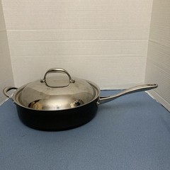 Kirkland Signature NSF Hard-Anodized Aluminum 5.5 QT (5.2 L) Sauté Pan w/Lid