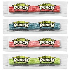 Sour Punch Twists – Individually Wrapped Sour Candy – Bulk – Choose Sizes