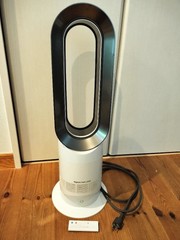 Dyson AM09 Hot+Cool Bladeless Fan Heater Remote Included Tested Fully Functional