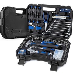 200-Piece Hand Tool Set, General Home and Auto Repair Tool Kit with Toolbox Stor