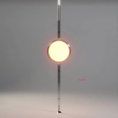 Floor-to-Ceiling Lamp 280cm Adjustable Height Contemporary Stand Acrylic Balls