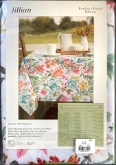 NONE Benson Mills “Jillian” Floral Textured Polyester Tablecloth, 3 Sizes, New