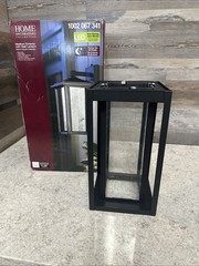 HDC Replacement Glass Mauvo Canyon 15.5in Black LED Outdoor Wall Light Sconce