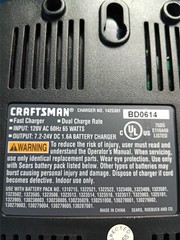 Craftsman BD0614 One Hour Charger Fast 1425301 7.2 – 24 Volt, Returns Accepted