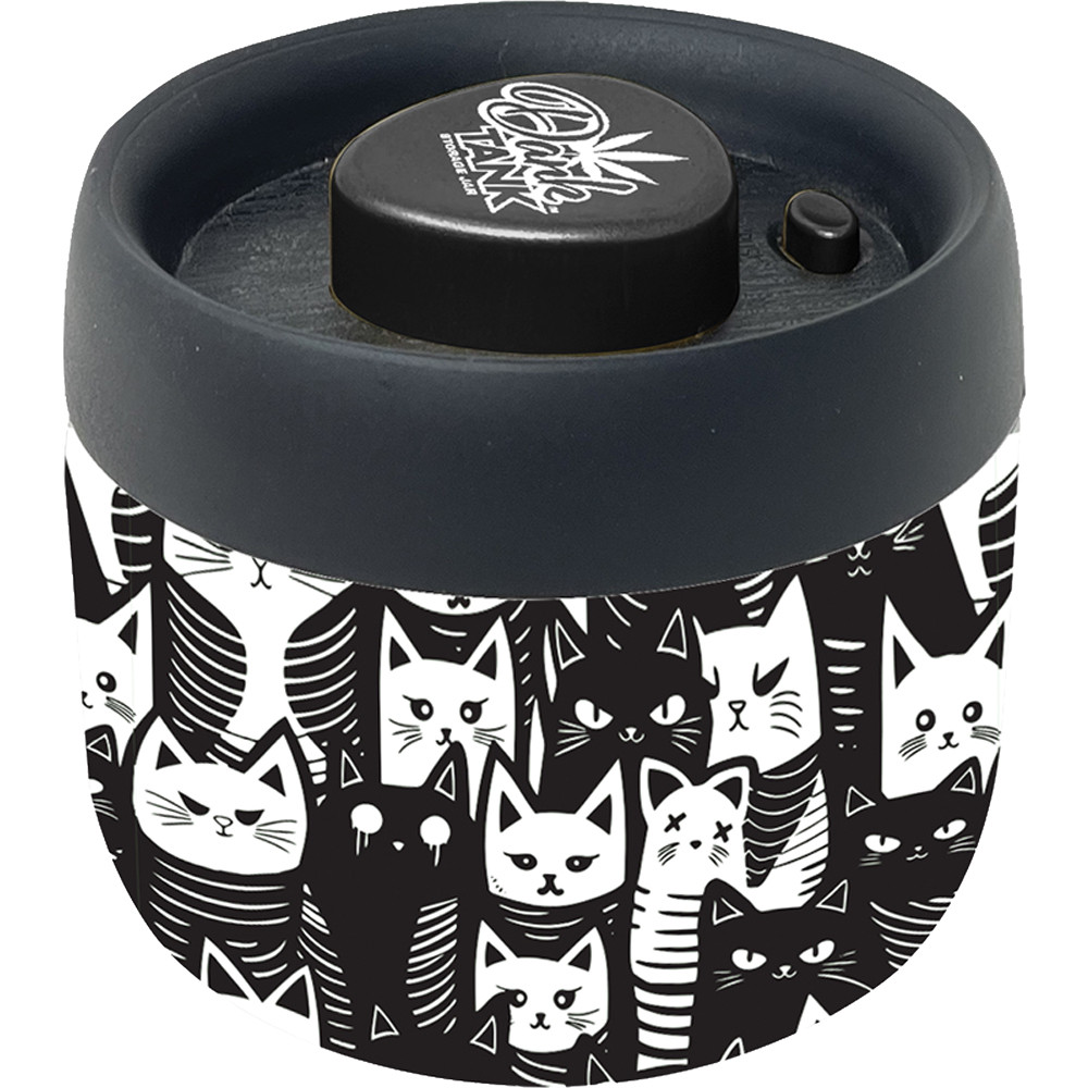 4.25in Cats Dank Tank Vacuum Jar – 400ml Airtight Storage Container