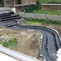Pond Liner Pond Liners 13x13FT 20 Mil Waterproof Durable Black Fish Pond Liner