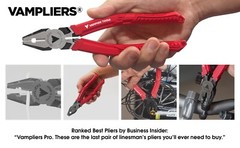 VAMPLIERS 8″ Heavy Duty Stripped Screw Removal Lineman’s Pliers Made in Japan