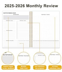 Monthly Planner 2025-2026 – 8.5″ x 11″ Monthly Calendar from September 2025 to