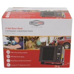 12 Volt 300 Watt Electric Heater W/ Fan for Utv Cab Golf Cart Rv Camper Auto Car