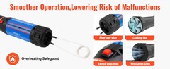 VEVOR 1400w Magnetic Induction Heater Kit Handheld Nut Buster Tool Rusty Screw
