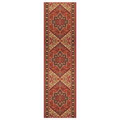 Custom Size Hallway Runner Rug Non Slip Rubber Back RED Traditional Oriental