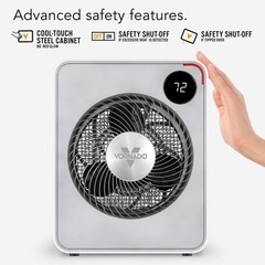 Vornado VMHi500 1500W White Electric Fan Space Heater Auto Climate Control