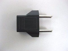 (110V to 220V) 3-PACK 220V Plug Adapter US Canada to EU Converter Korea Asia