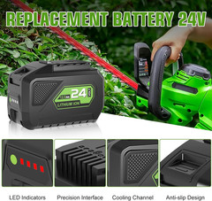 24V 12.0Ah Batteries Replacement for Greenworks 24V Battery Model 29842 29852