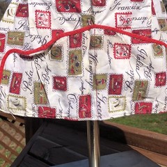 True Vintage Apron Smock HTF Countries Japan France Greece Ecuador Pockets Rare