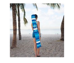 Tommy Bahama 7.5′ Beach Umbrella w/ Tilt Stripe