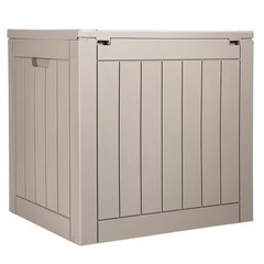 Outdoor Storage Box, 31 Gal. Resin Deck Box, Backyard outside Toy and Towel Stor