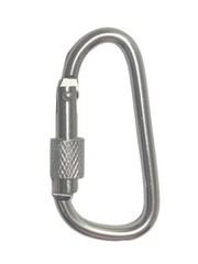 2.5″ LOCKING D-CLIP HOOKS utility aluminum Carabiner FOR camping/hiking/hunting