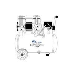 California Air Tools 4710W 1 HP 4.7 gal Quiet Air Compressor New