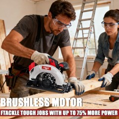 For Milwaukee M18 Battery 18V 6-1/2″ Cordless Brushless Circular Saw /TOOL ONLY