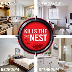 Combat Roach Killing Bait, 8 Large Bait Station, Kills the Nest, Child-Resistant